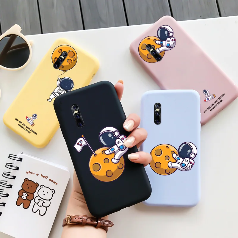 

Astronaut Soft TPU Shell For VIVO X27 X27Pro Case Silicone Matte Fundas For VIVO X27 X27Pro Case Flower Fetal Fashion Case