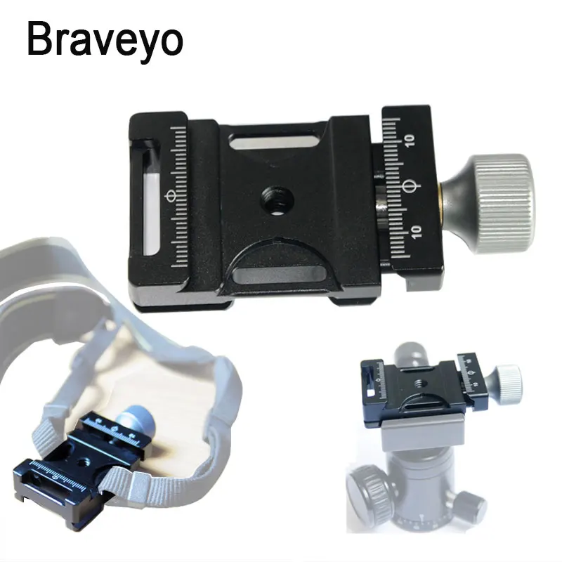 

Quick Release Camera Clamp For Shoulder Strap Tripod Ballhead Dslr Camera Stable Shooting Photography Accessories Universal