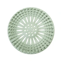 1pcs silicone catcher shower drain covers hair stopper filter sink strainer drain protector for bathtub kitchen bathroom floor