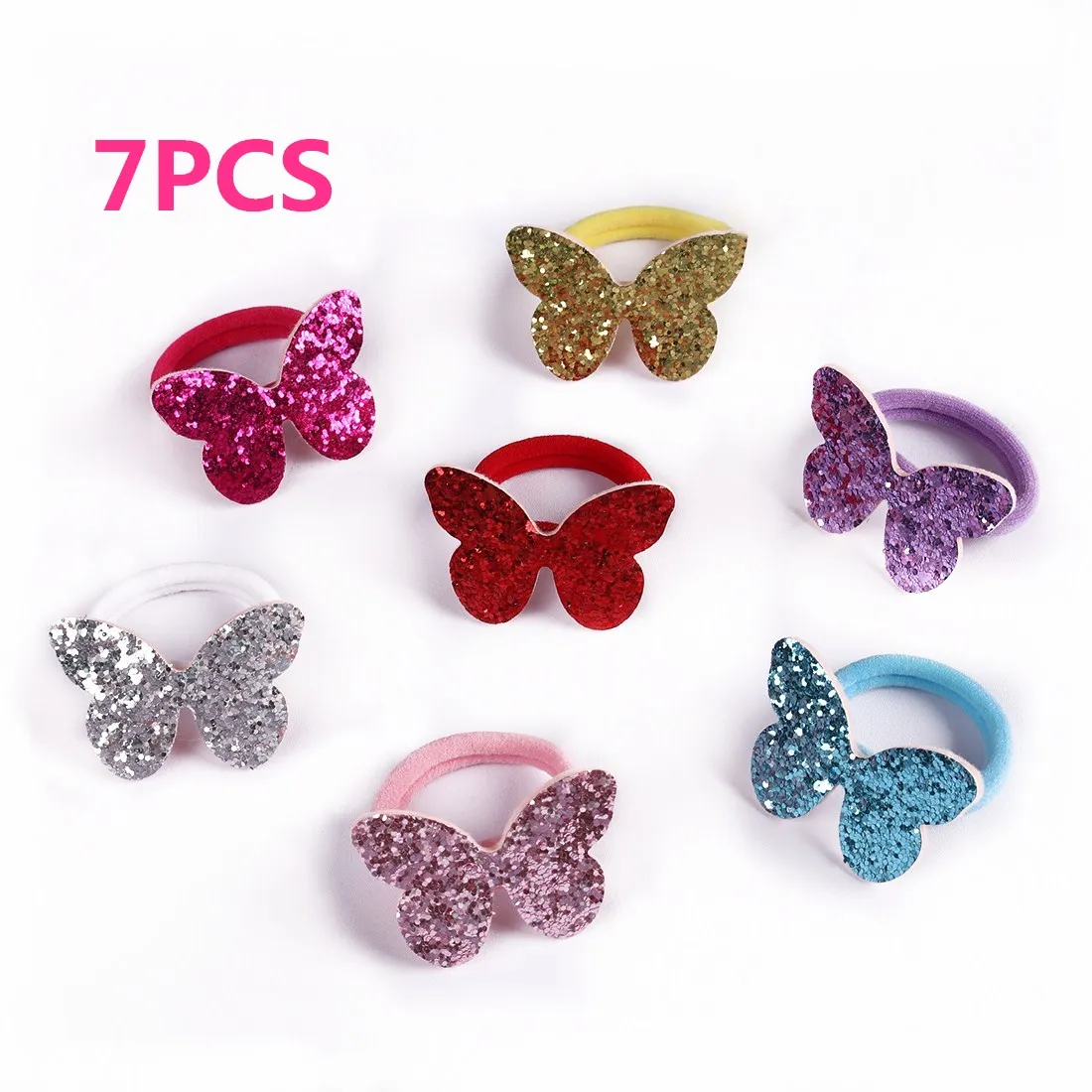 Набор аксессуаров для волос XIMA 8 шт./лот с мультяшными цветами эластичная