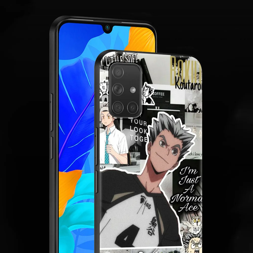 Phone Case For Samsung Galaxy A51 A31 A21s A72 A71 A41 A52s A12 A52 A42 A32 A11 A02s A22 A02 Haikyuu Volleyball Anime Japan images - 6