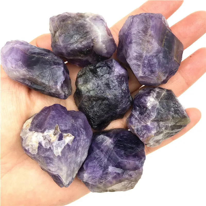 Мечта аметист кристалл сырой драгоценный камень минералы piedras naturales грубая