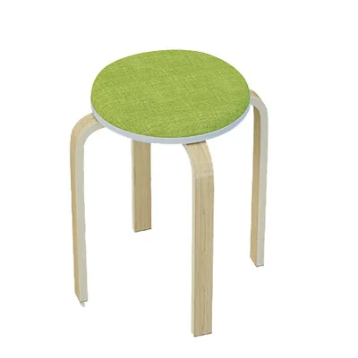 

Teak Round Stool Household Bench Stool Solid Wood Dining Table Stool Fashion Simple Stool Adult Chair