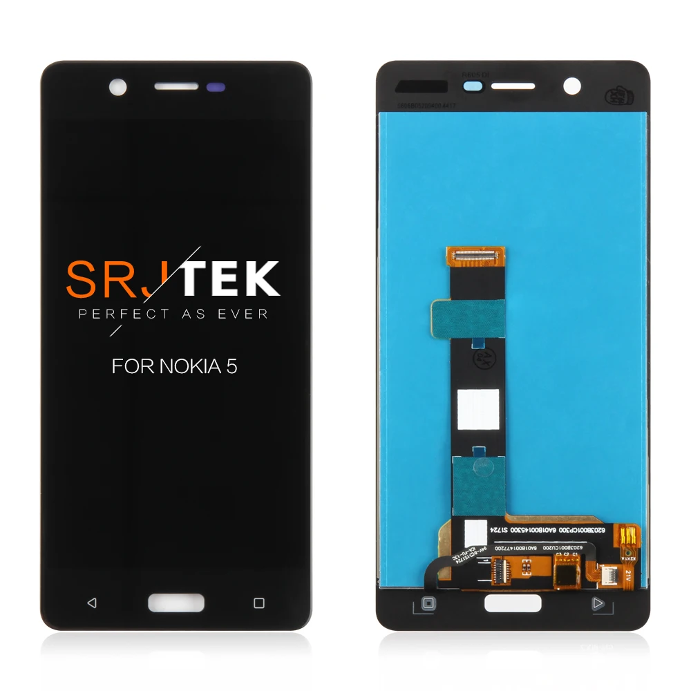 ЖК-дисплей с сенсорным экраном и дигитайзером в сборе протестирован для Nokia 5 N5