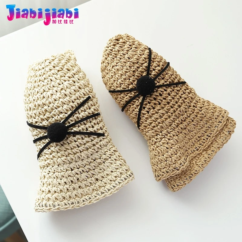 Панама летняя соломенная шляпа для детей маленьких мальчиков и девочек