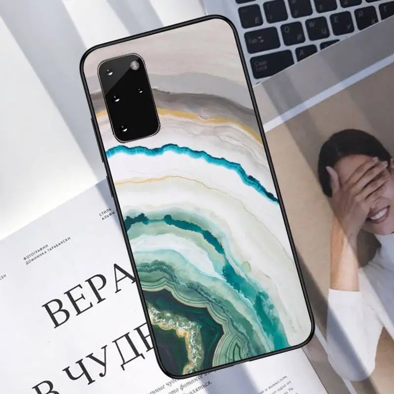 

Colored marble colorful Phone Case For Samsung galaxy S 7 8 9 10 20 edge A 6 10 20 30 50 51 70 note 10 plus