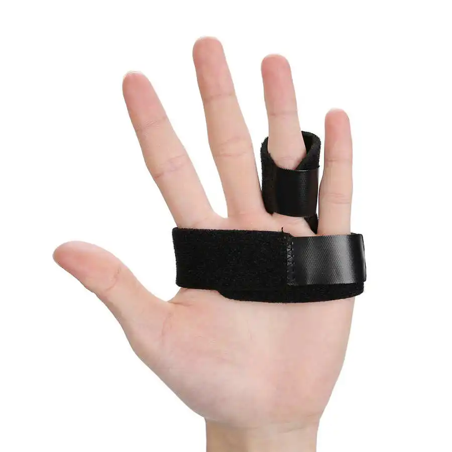 2pcs/1set Finger Splint Adjustable Protective Pain Relief Support Fixation Brace | Красота и здоровье