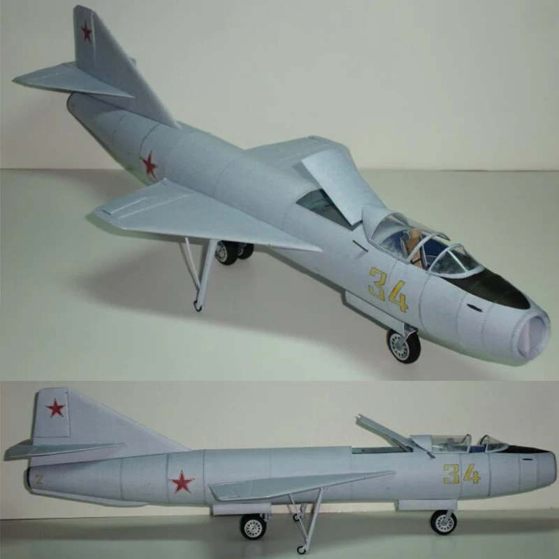 

Fighter paper model Jacques fighter 3D solid paper model adult children DIY hand-made jigsaw puzzle