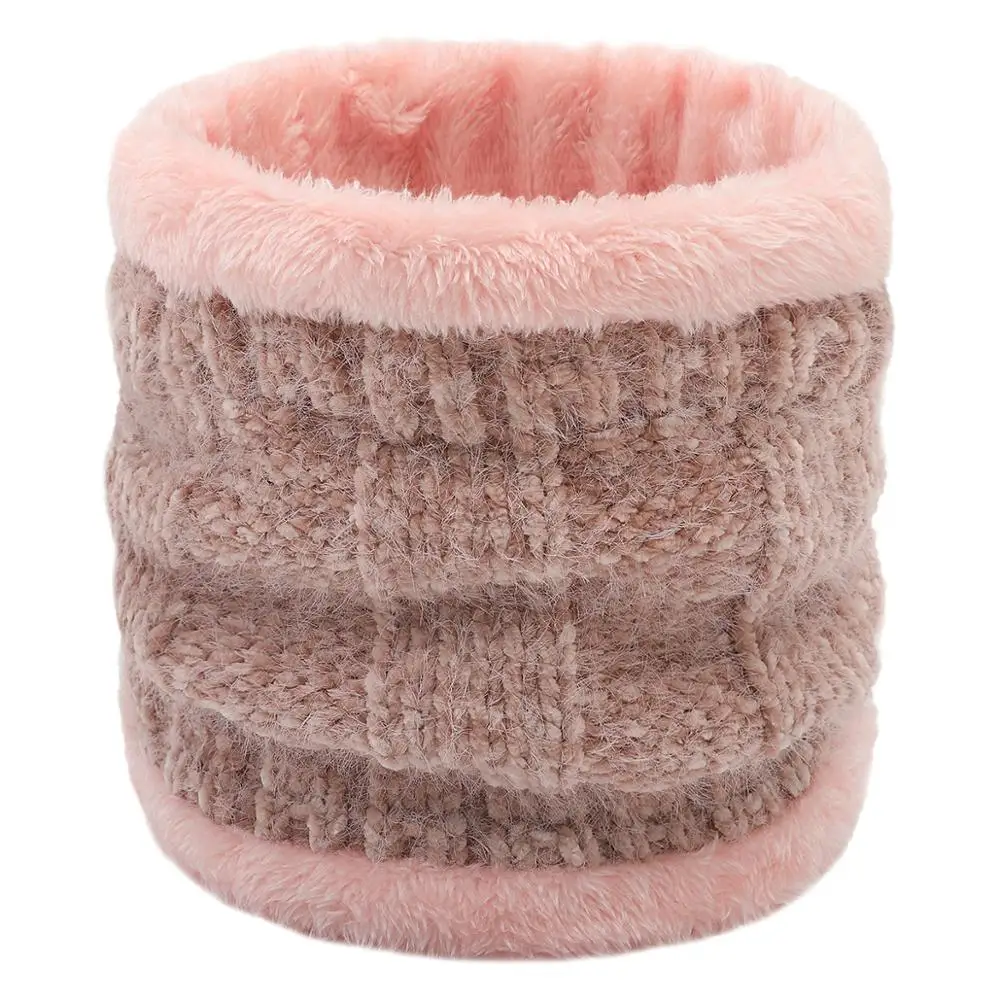 Новинка зимний детский вязаный плюшевый шарф для девочек толстый мальчиков