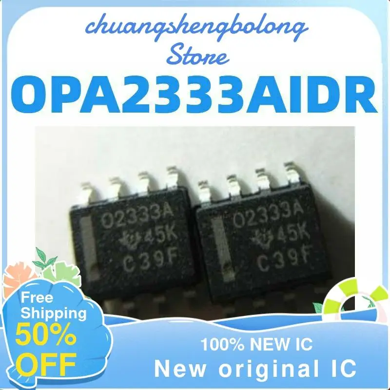 

10-200PCS OPA2333AIDR O2333A 02333A OPA2333AID New original IC