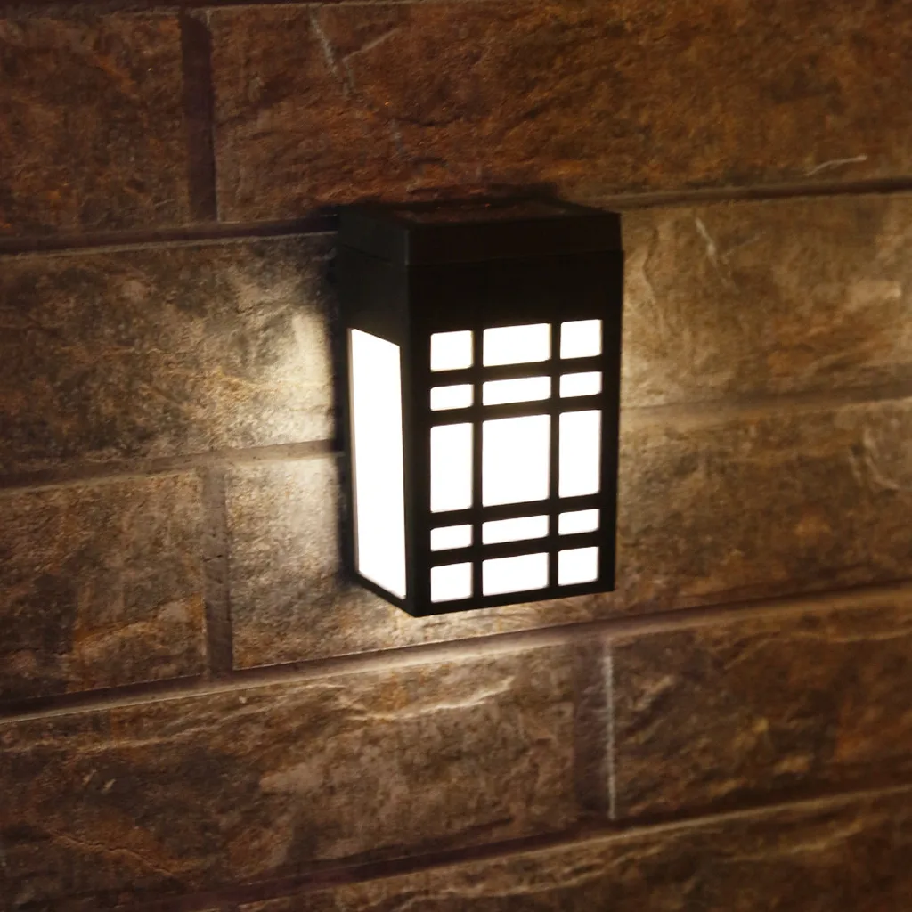 

Wall Solar Light Garden Outdoor Pathway Lamp Decorative Stairways Minimalist Style Patio Waterproof Warm LED Strip Night Lamp