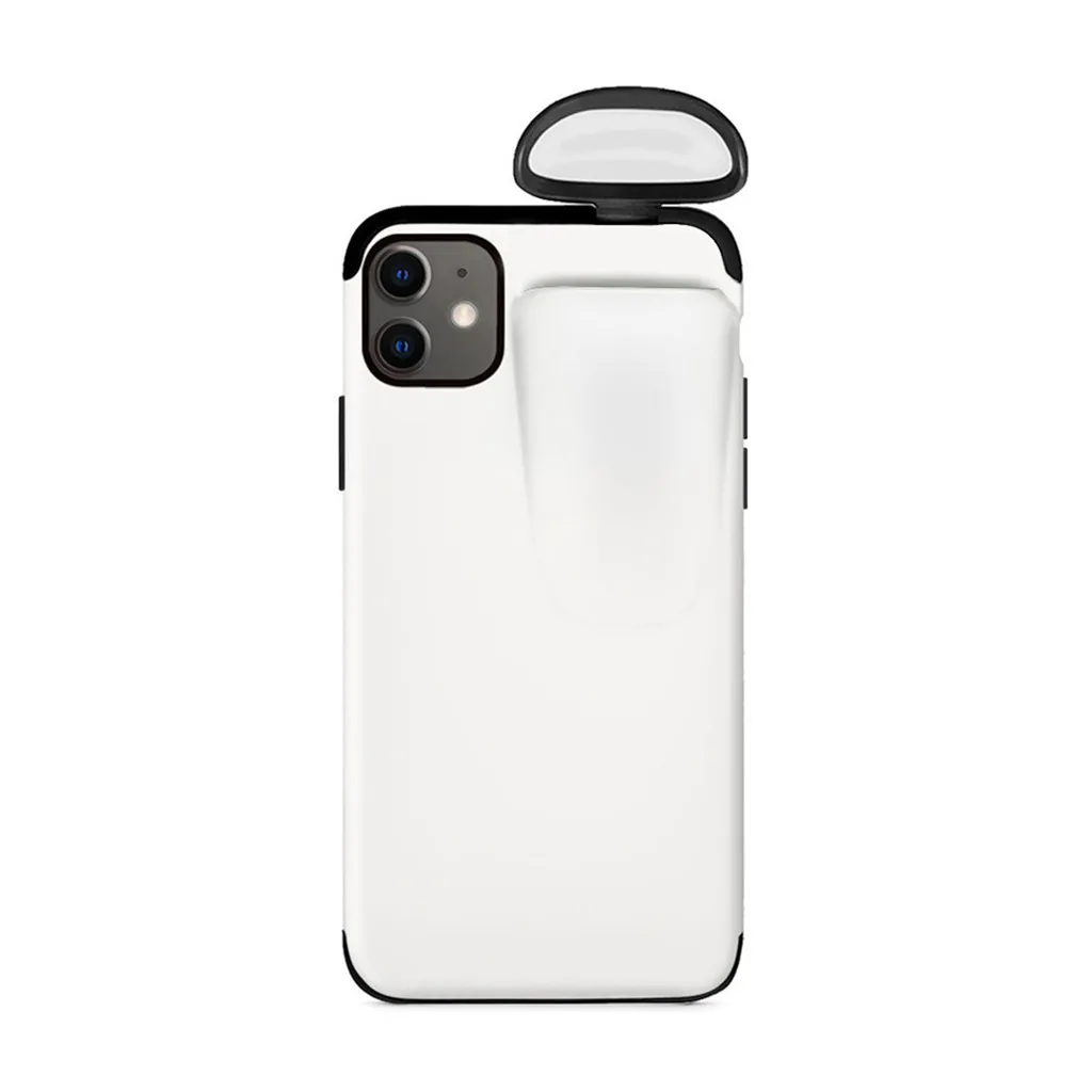 2 в 1 чехол для AirPods для iPhone 11 чехол для iPhone 7 Plus/8 Plus/X/XS Max/11 Pro Max чехол защитный чехол 19 октября
