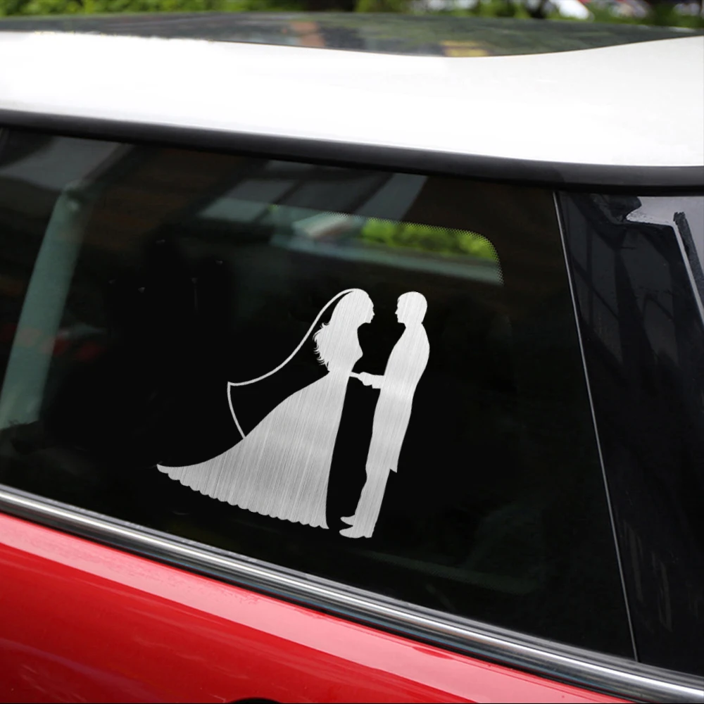 Tancredy Жених и невеста наклейки на автомобильные бамперы в корпус автомобильной