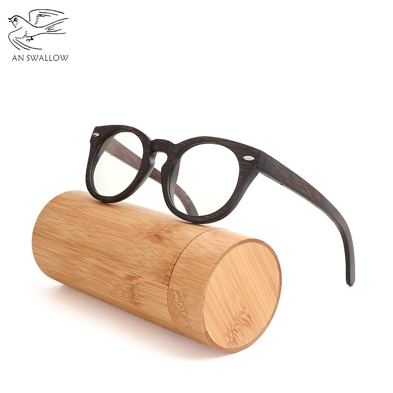 Мужские поляризационные очки из бамбукового дерева с ласточкой женские