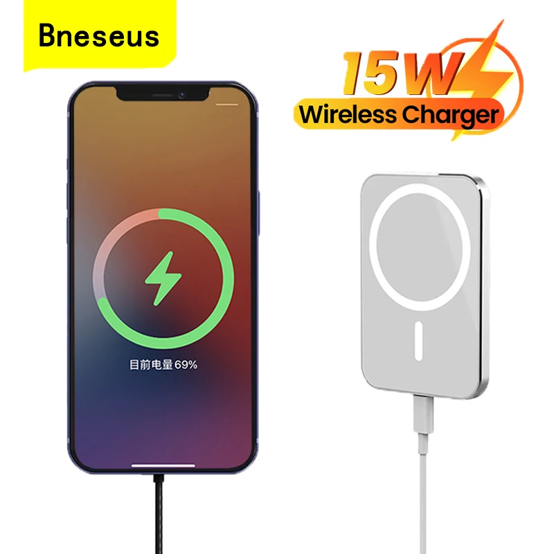 

15W Fast Charging Wireless Charger Magnetic Car Phone Holder For iPhone 12 13 Pro Max Mini Smartphone Stand Qi Wireless Chargers