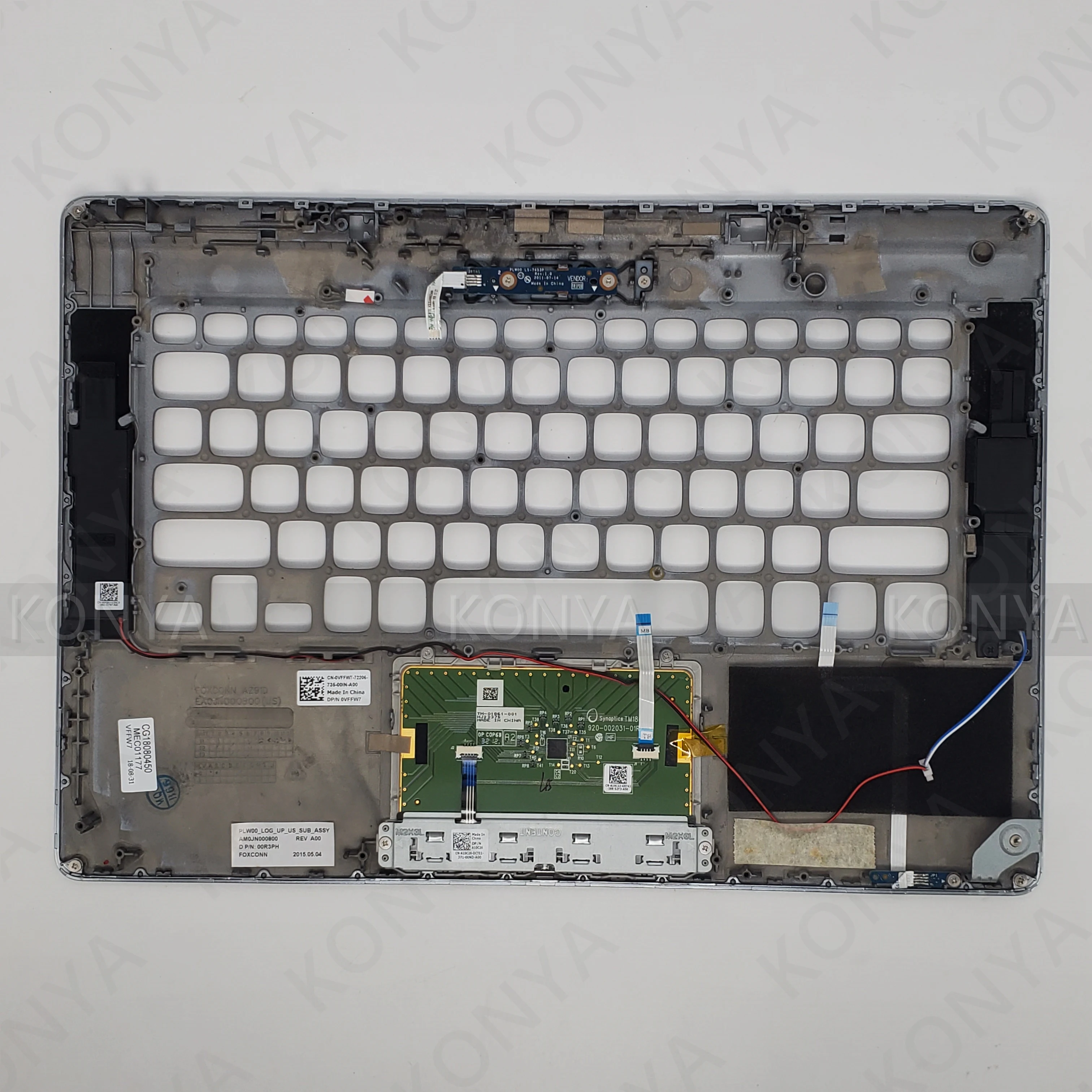 Новая Оригинальная Подставка для рук клавиатуры ноутбука Dell XPS 14Z L412Z верхняя