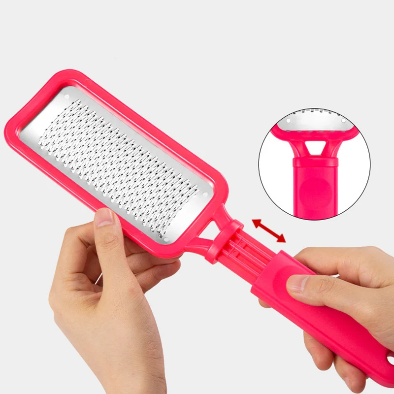 Foot File Practical Rasp Portable Pedicure Stainless Steel Callus Remover Multifunctional Dead Skin Scraper | Красота и здоровье