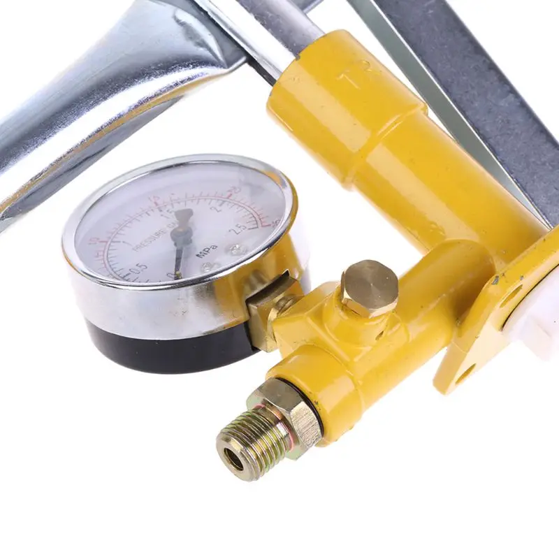 

2.5MPa 25KG Water Pressure Gauge Manual Hydraulic Pump Tester with G1/2" Hose A9LB