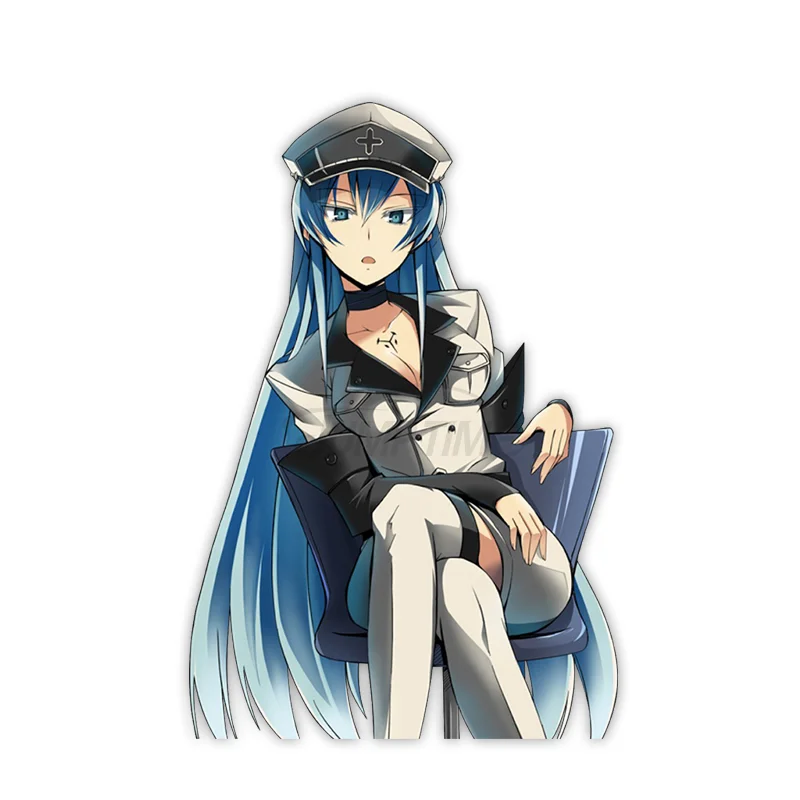 

13cm Akame Ga Kill! Esdese 8.8 Anime Sexy Girl Vinyl Decal Window Car Stickers