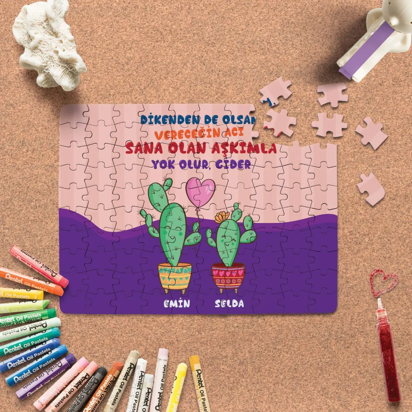 

Personalized Romantic Design Puzzle -P9