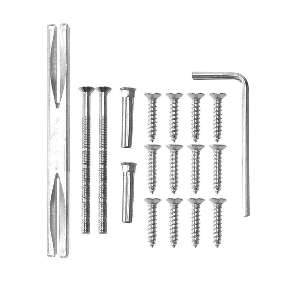 

Door Handle Set Stainless Steel Lock Interior Home Door Handle Lock Durable Adjustable Latch Security