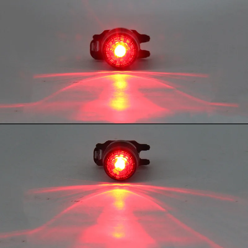 

Bicycle Mountain Bike Ruby Taillight Highlight LED Warning Light USB Charging Mountain Bike riding lights