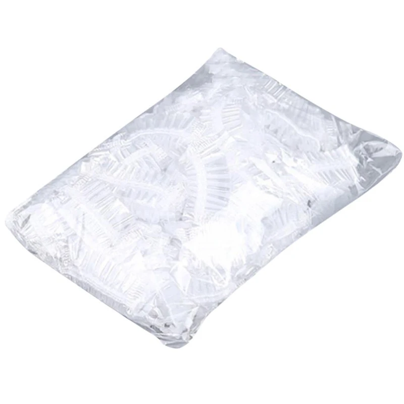 

100pcs/lot Disposable Ear Cover Pretty Pro Hair Salon Clear Earmuffs Shower Waterproof Hair Coloring Ear Protector Cover Caps
