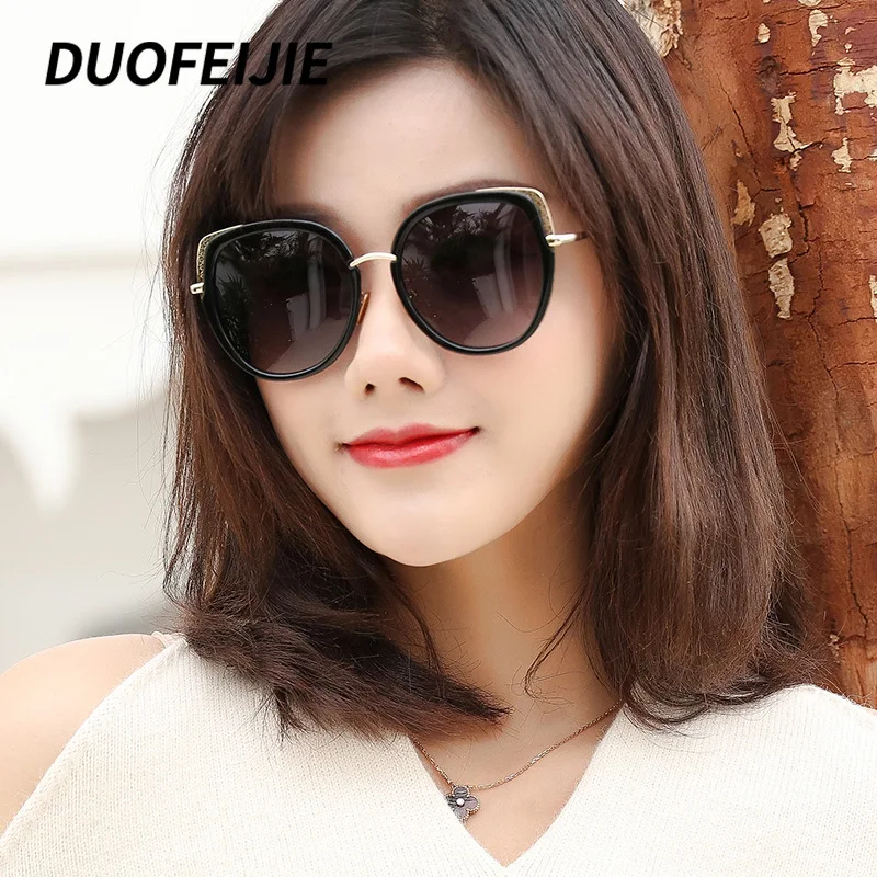 Модные роскошные овальные женские поляризационные Красочные Солнцезащитные
