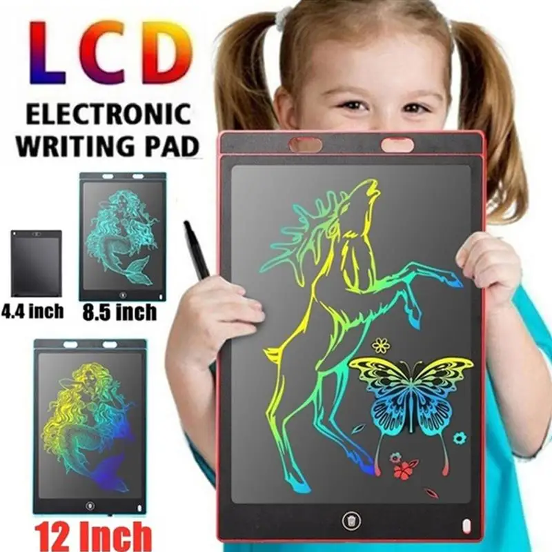 

Kids Toy Tablet Draw Big Light Luminous Drawing Board In Dark Magic With Fluorescent Pen Children Educational Toy 4.4''8.5''12''
