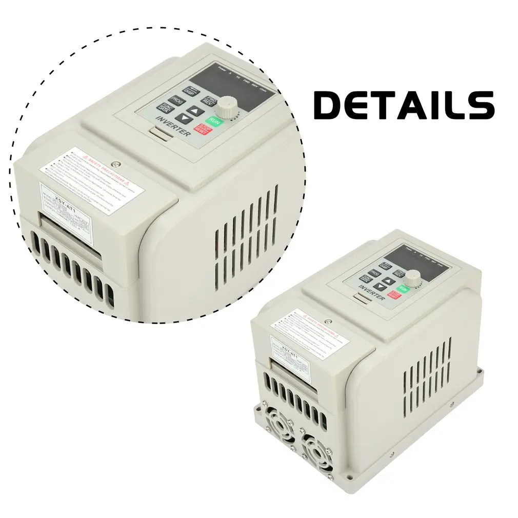 

2.2kw 220V Simple Inverter Single Phase In Three Phase Out PWM Control Anti Tripping Frequency Converter