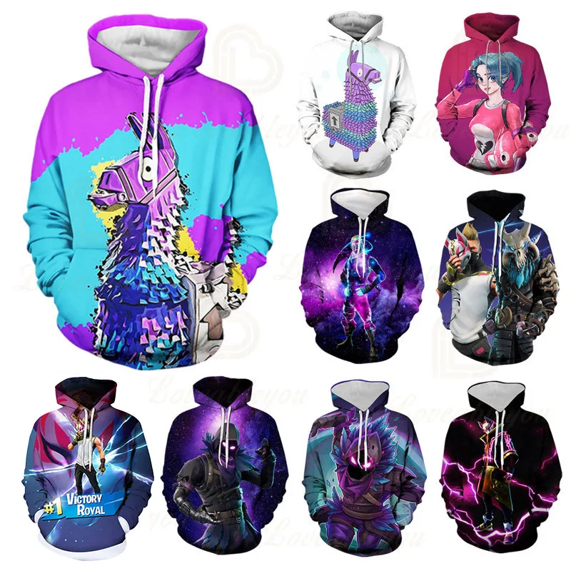 

110-160cm Kids New Battle Game 3D Hoodie Children Hoodies Streetwear Hip Hop Warm Sweatshirts Hoodie Harajuku Costumes