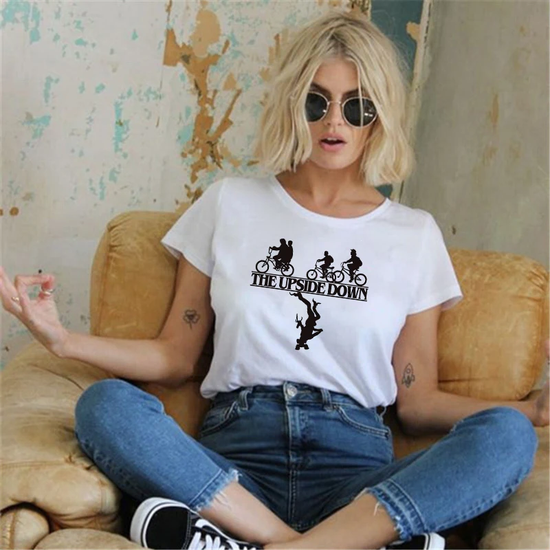 

Stranger Things T Shirt Eleven Women Casual Top Tee Shirts girl Tshirt T-shirt Female Femme Clothing Harajuku Funny Movie top