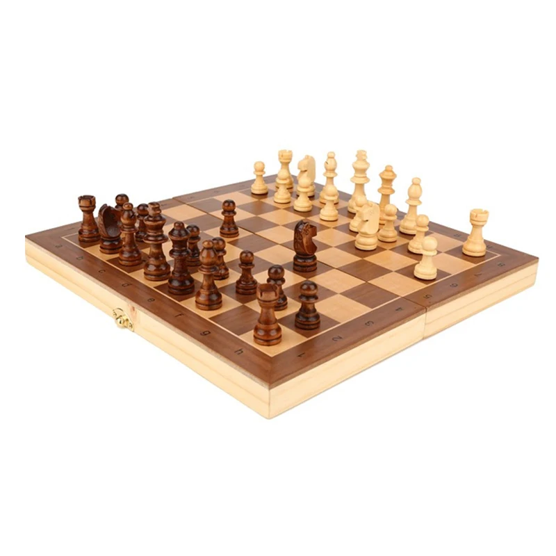 3 в 1 деревянные шахматные наборы  Спорт и