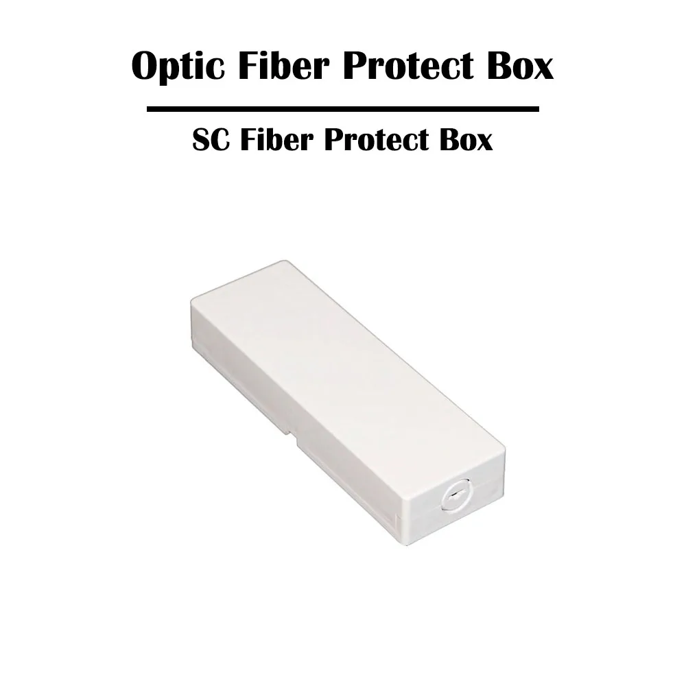 5 шт./лот SC волоконно защитная коробка с/без Оптического Адаптера UPC/APC SM