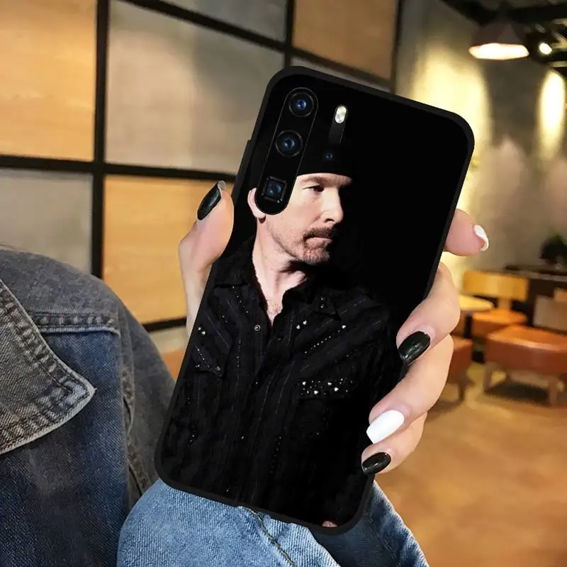 

U2 Bono The Edge Phone Case Funda For Huawei P9 P10 P20 P30 Lite 2016 2017 2019 plus pro P smart