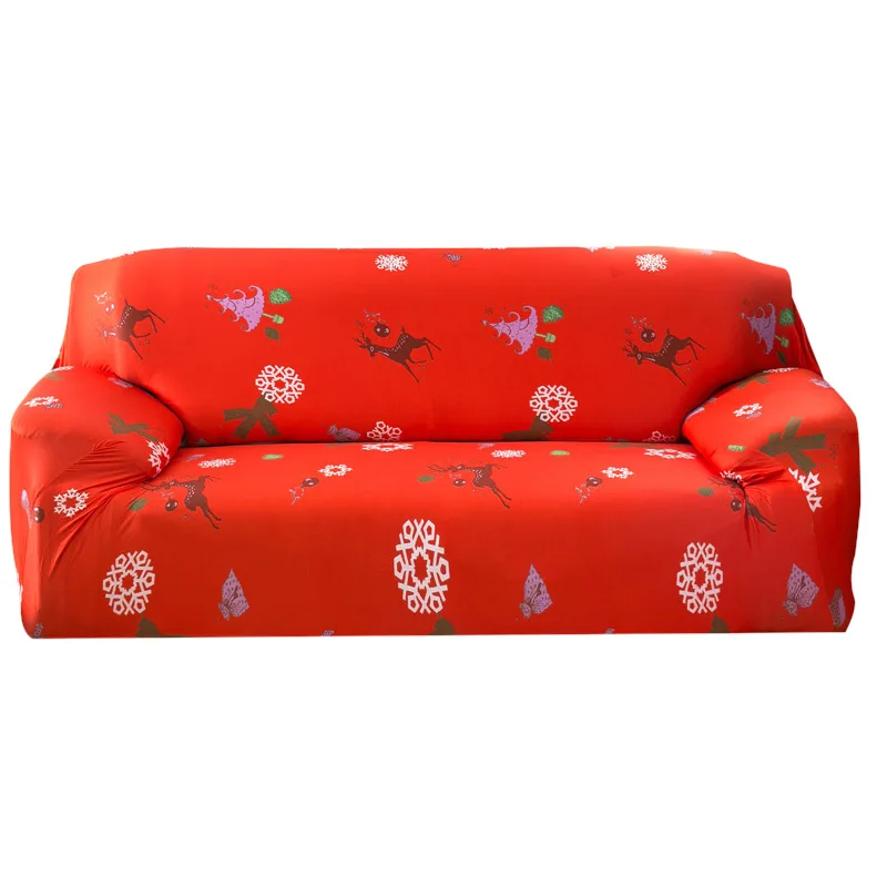 Счастливого Рождества диванных чехлов Лось чехол стрейч оленей все включено