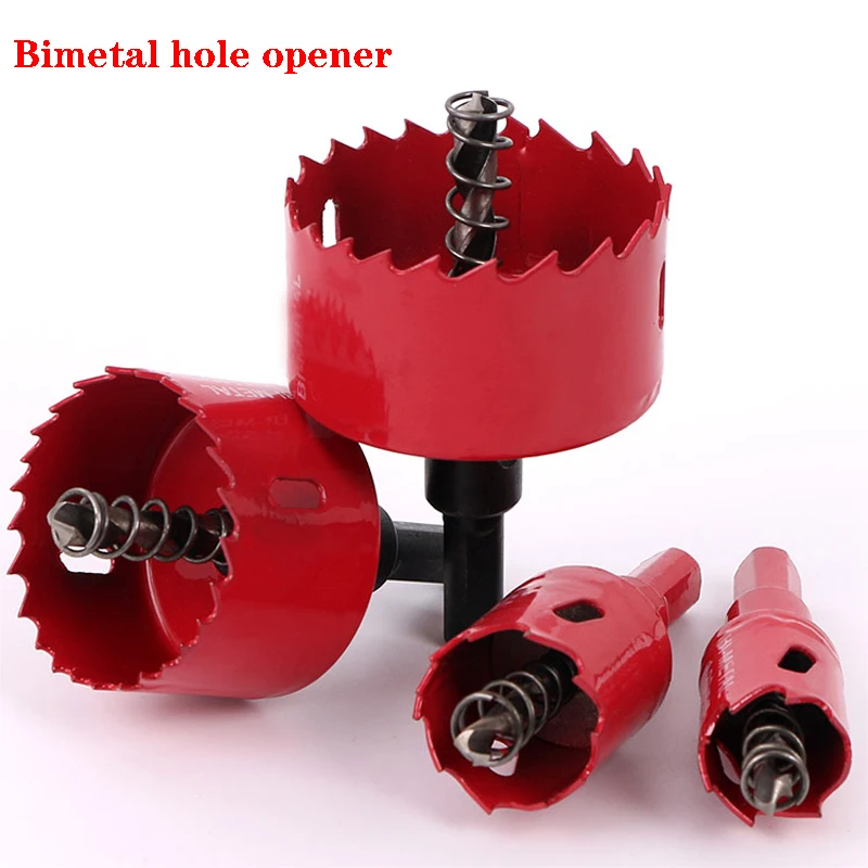 

1Pcs 16-200mm Drill Bit Hole Saw Twist Drill Bits Cutter Power Tool Metal Holes Drilling Kit Carpentry Tools Bimetal Hole Opener