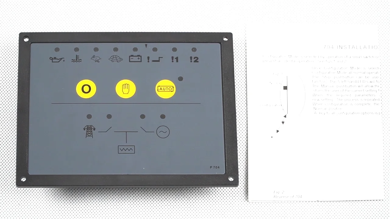 

Electronic Control Module Control Panel Diesel Generator DSE705