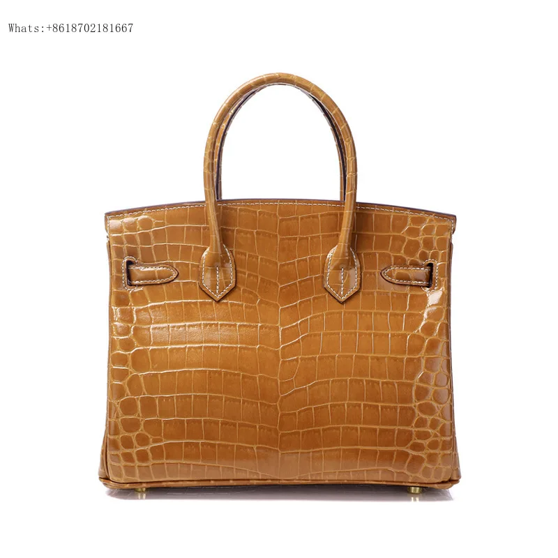 

Ladies luxury brand handbags leather handbags famous designer messenger shoulder bag tote crocodile pattern messenger bag