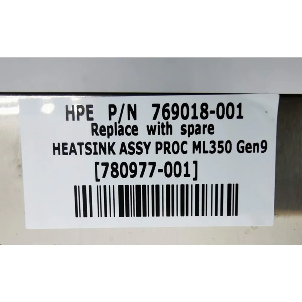 

NEW Original for ML150 G9/ML350 G9 heatsink 780977-001 769018-001 Ensure Promised to send in 24 hoursv