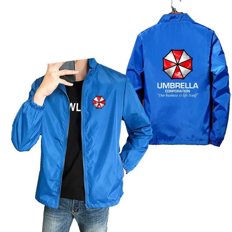 Ветровка мужская с принтом Umbrella Corporation куртка на молнии модная ветровка оверсайз