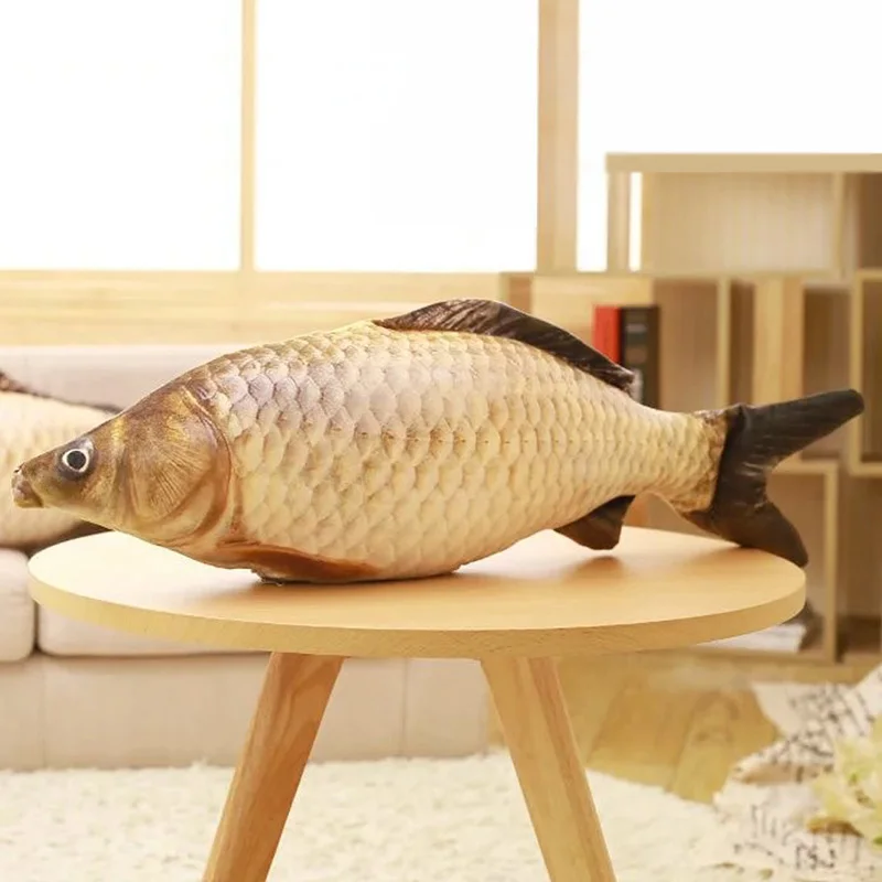 Фото 3D подушка для карпа животное плюшевая игрушка детский подарок домашний декор 20