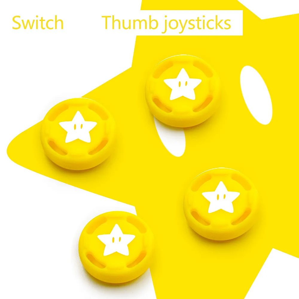 4 шт. силиконовые палочки для Joy Con Крышка большого пальца ручки крышки Nintendo Switch 3D
