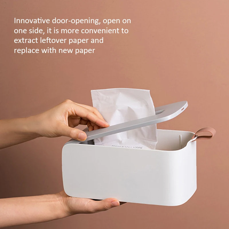 Бытовой Кухня Пластик ткани ящик из твердой древесины салфетница чехол простые