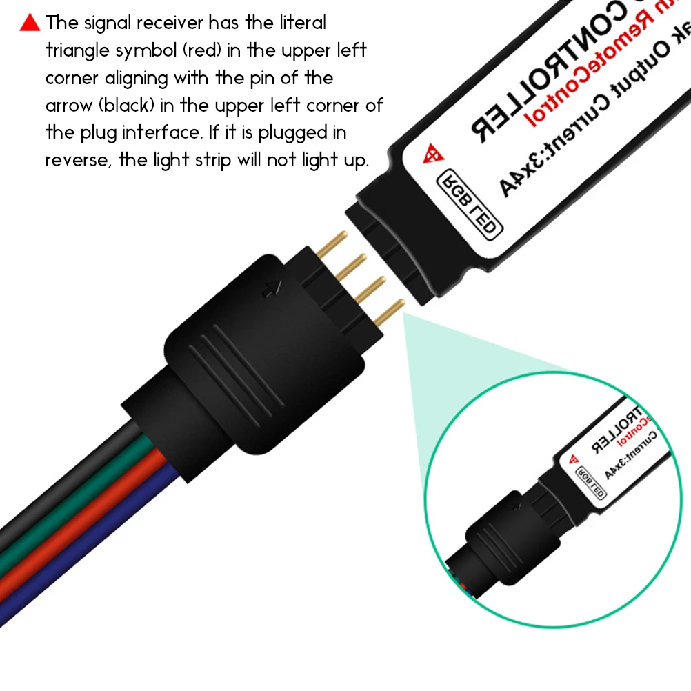 Цветная (RGB) Светодиодный светильник полосы светодиодный Цвет изменение с 24