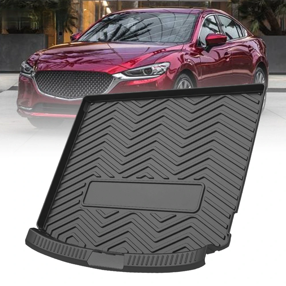 

Коврик для багажника из ТПЭ для Mazda 6 2014 2015 2016 2017 2018-2021, автомобильный водонепроницаемый Нескользящий Резиновый 3D подкладка для груза, аксесс...