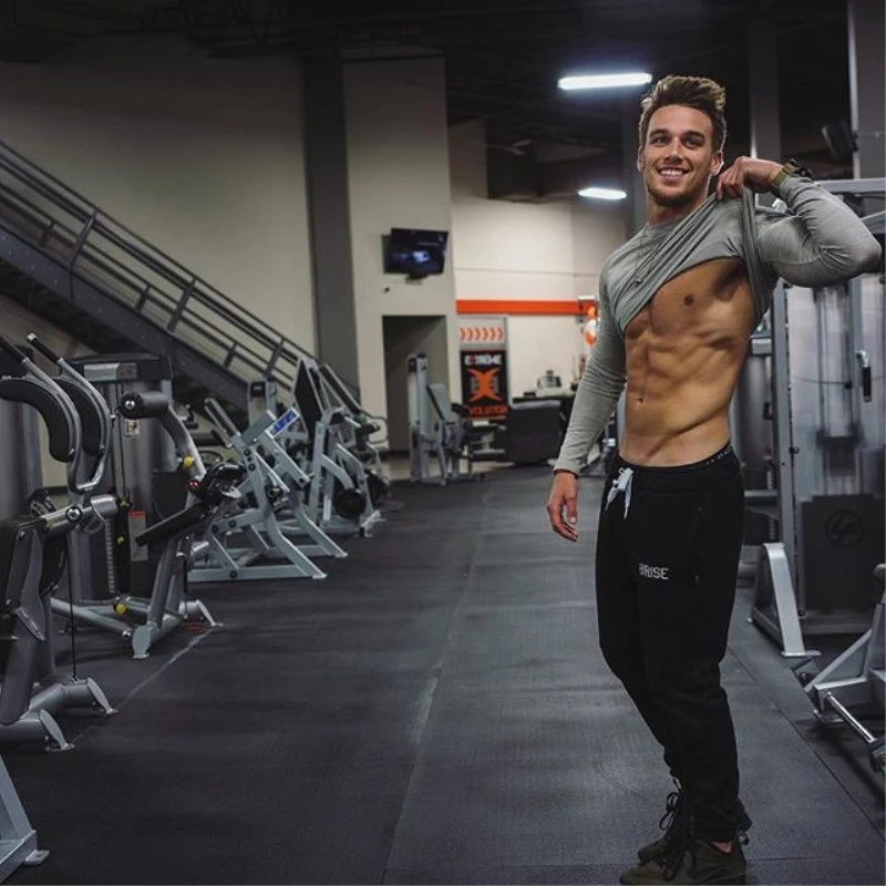 2020 cotton running pants men trousers sportswear workout sweatpants trackpants athletic activewear gym | Спорт и развлечения