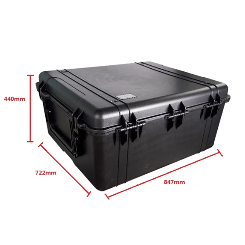 large trolley case equipment tool box waterproof and moistureproof instrument protection case safety transport box with foam free global shipping