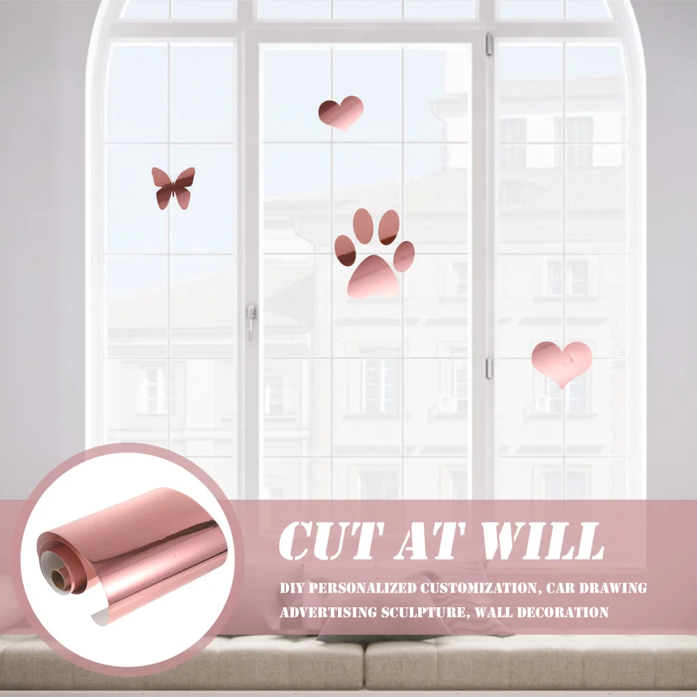 

1 Roll Self-adhesive Vinyl Sheets Craft Making Accessory DIY Material for Home