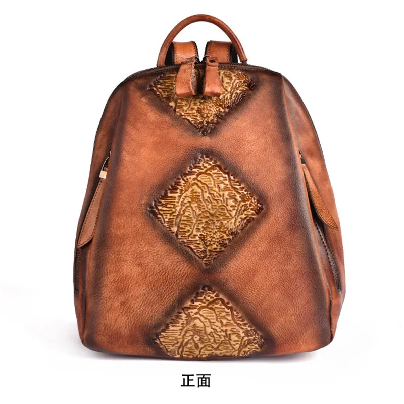 

Head cowhide small backpack backpack purse for women travel backpack small bookbags backpack purse mini backpack backpack women
